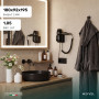 Фен для волос Meyvel MF7-1800 (Чёрный)
