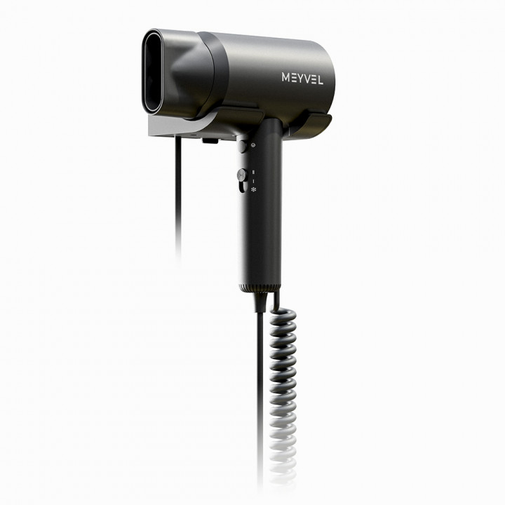 Настенный фен Meyvel MF10-1600 (Чёрный)